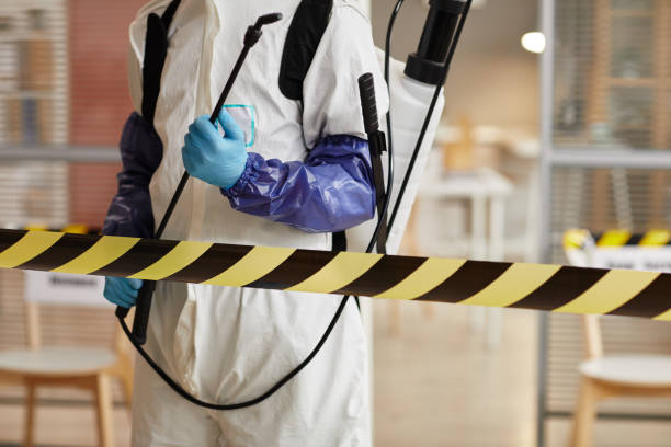 Professional Biohazard Cleanup technician working in Byers, CO